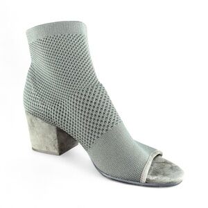 Eileen Fisher Croft Open Toe Stretch Bootie Graphite Size Women’s 10